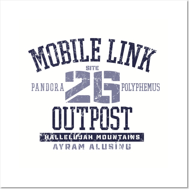 Mobile Link Outpost 26 Wall Art by MindsparkCreative